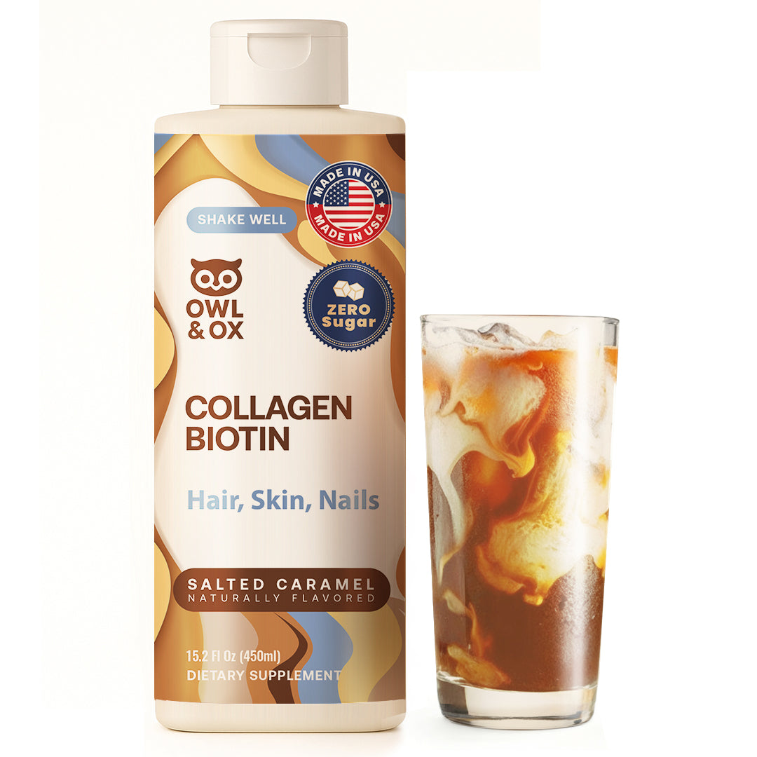 Skin, Hair and Nail Booster - Collagen and Biotin - Salted Caramel