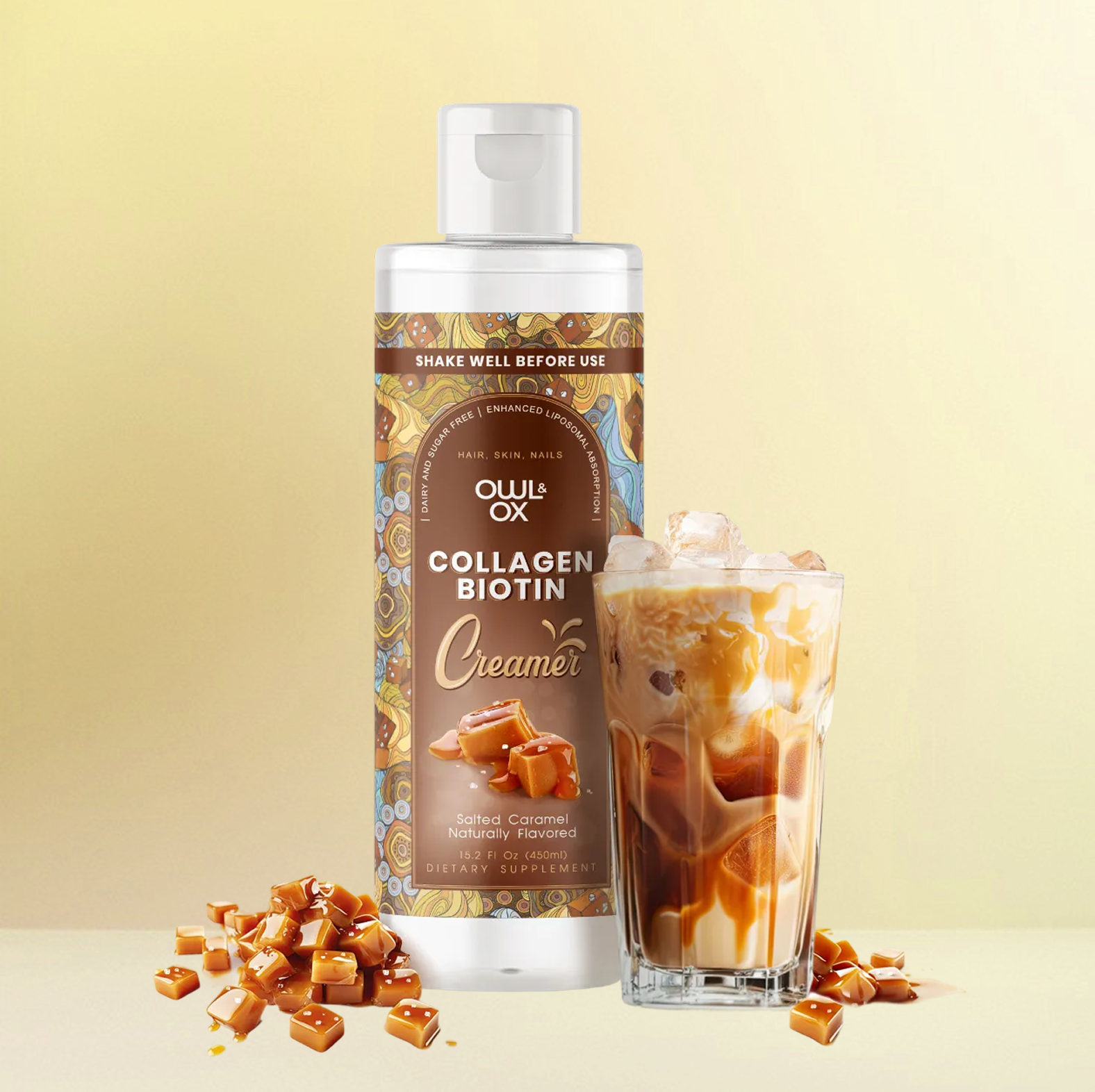 Collagen Biotin Creamer for Hair, Skin and Nails