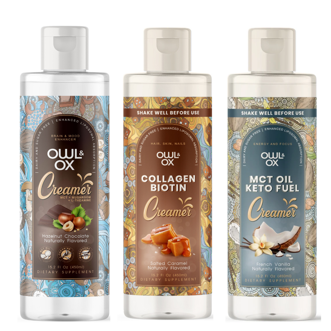 3 Pack: Mushroom, Collagen, MCT