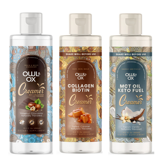 3 Pack: Mushroom, Collagen, MCT