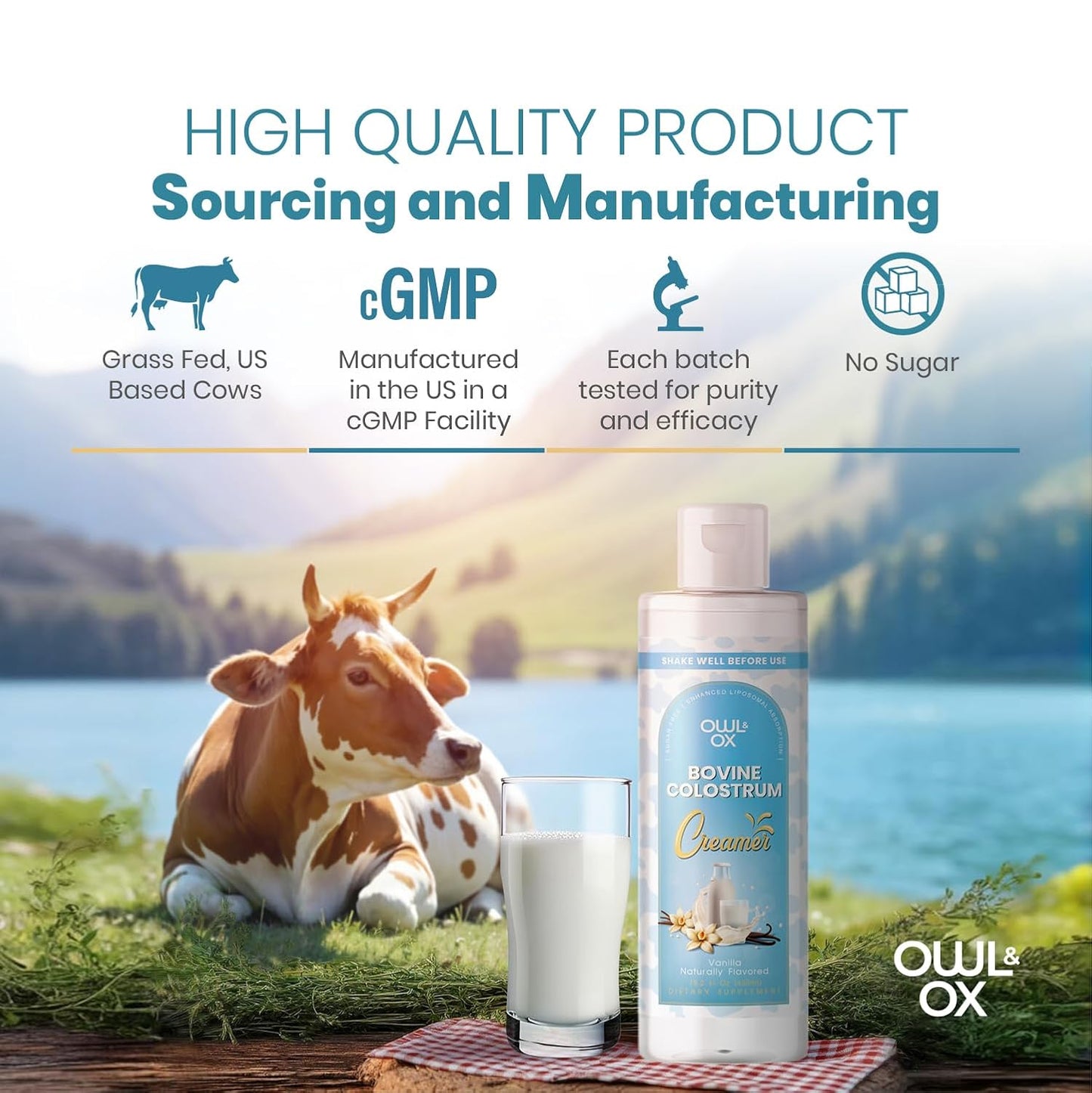 Colostrum MCT Oil Creamer for Skin, Gut and Immunity