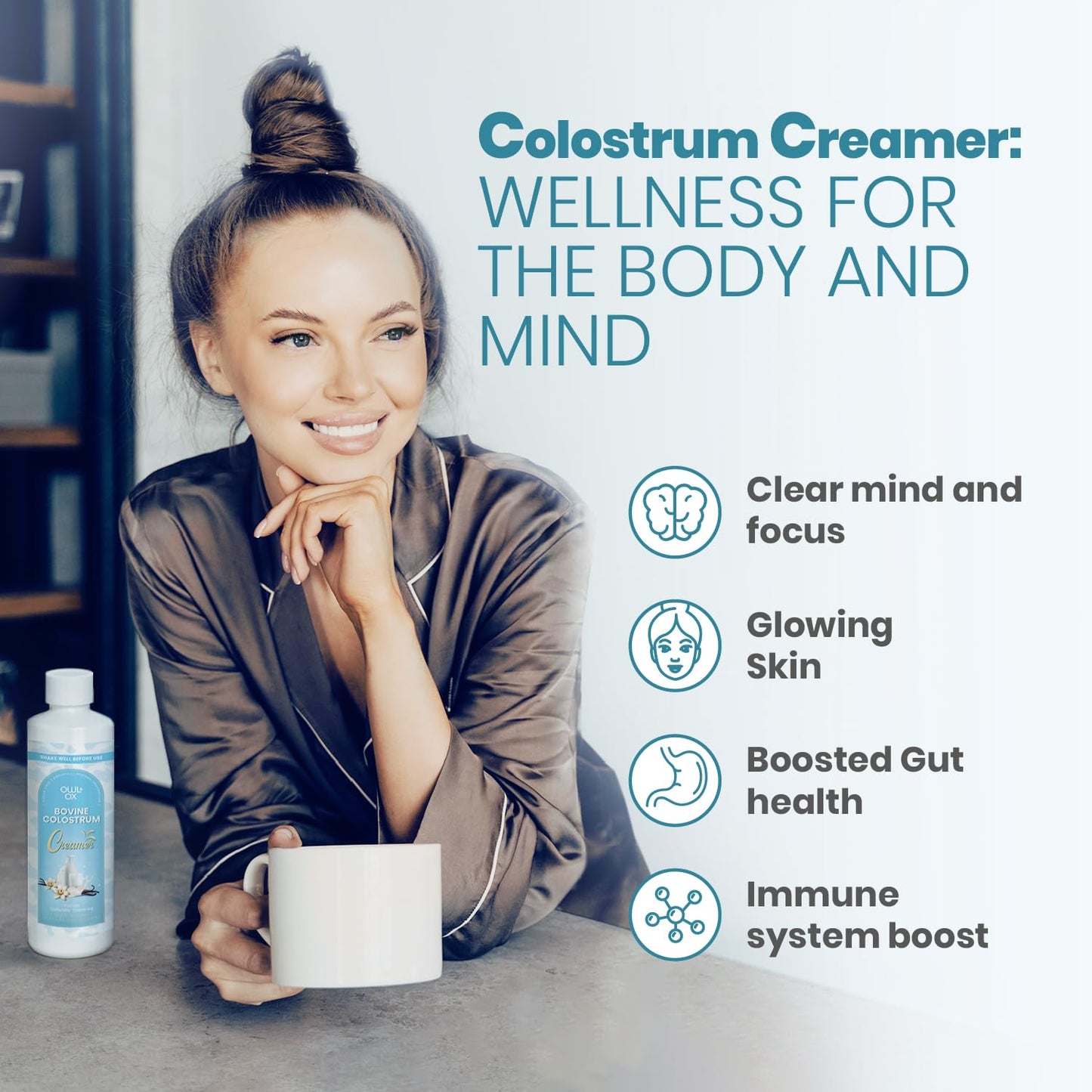 Colostrum MCT Oil Creamer for Skin, Gut and Immunity