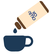 <p>Pour into <br/>Drink of Choice</p>