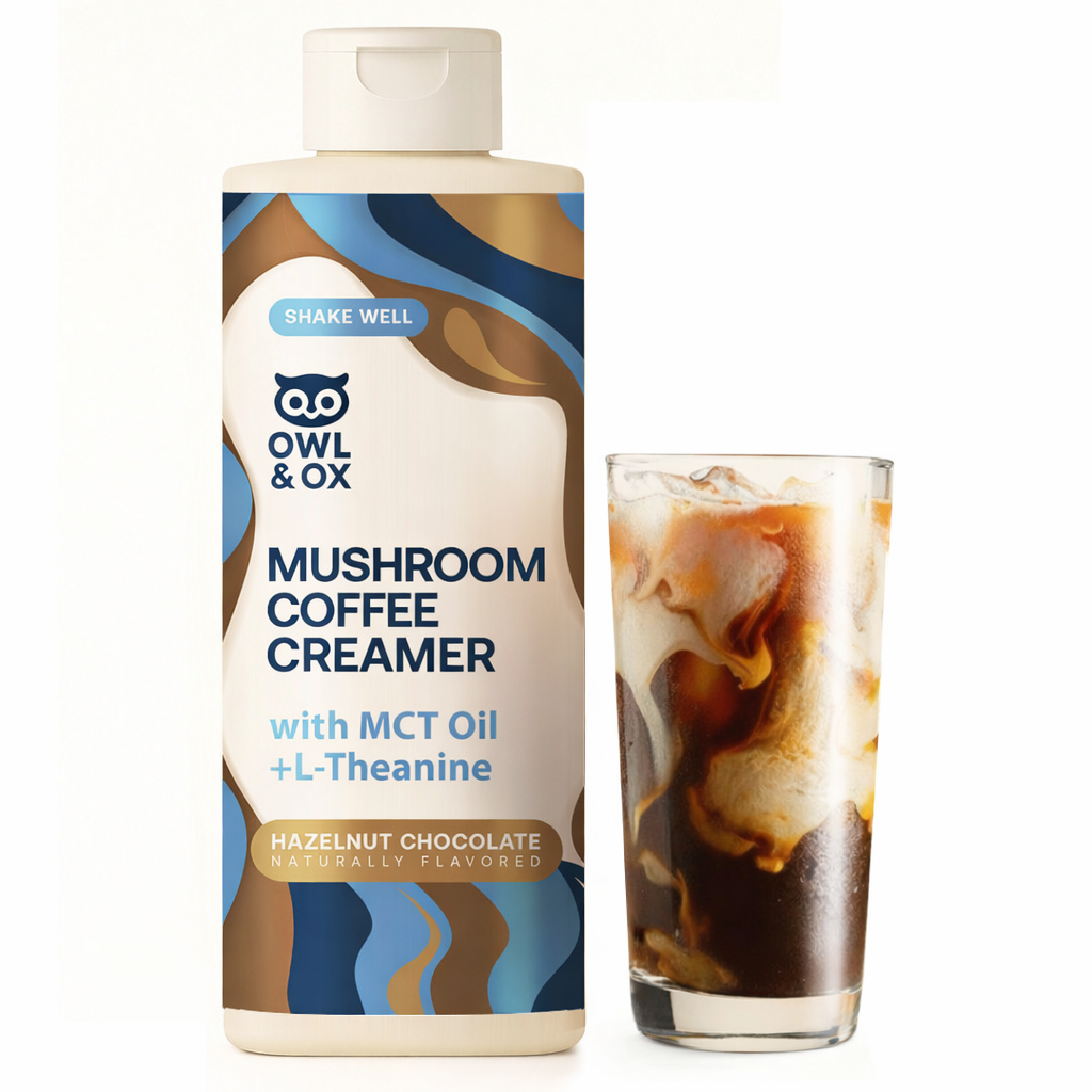 Brain Boost - Mushroom, MCT, L-theanine Creamer – Owlandox