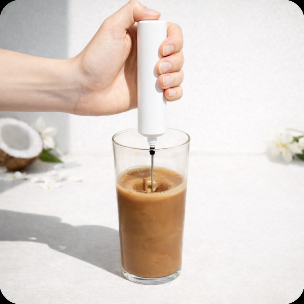 Making frothed coffee