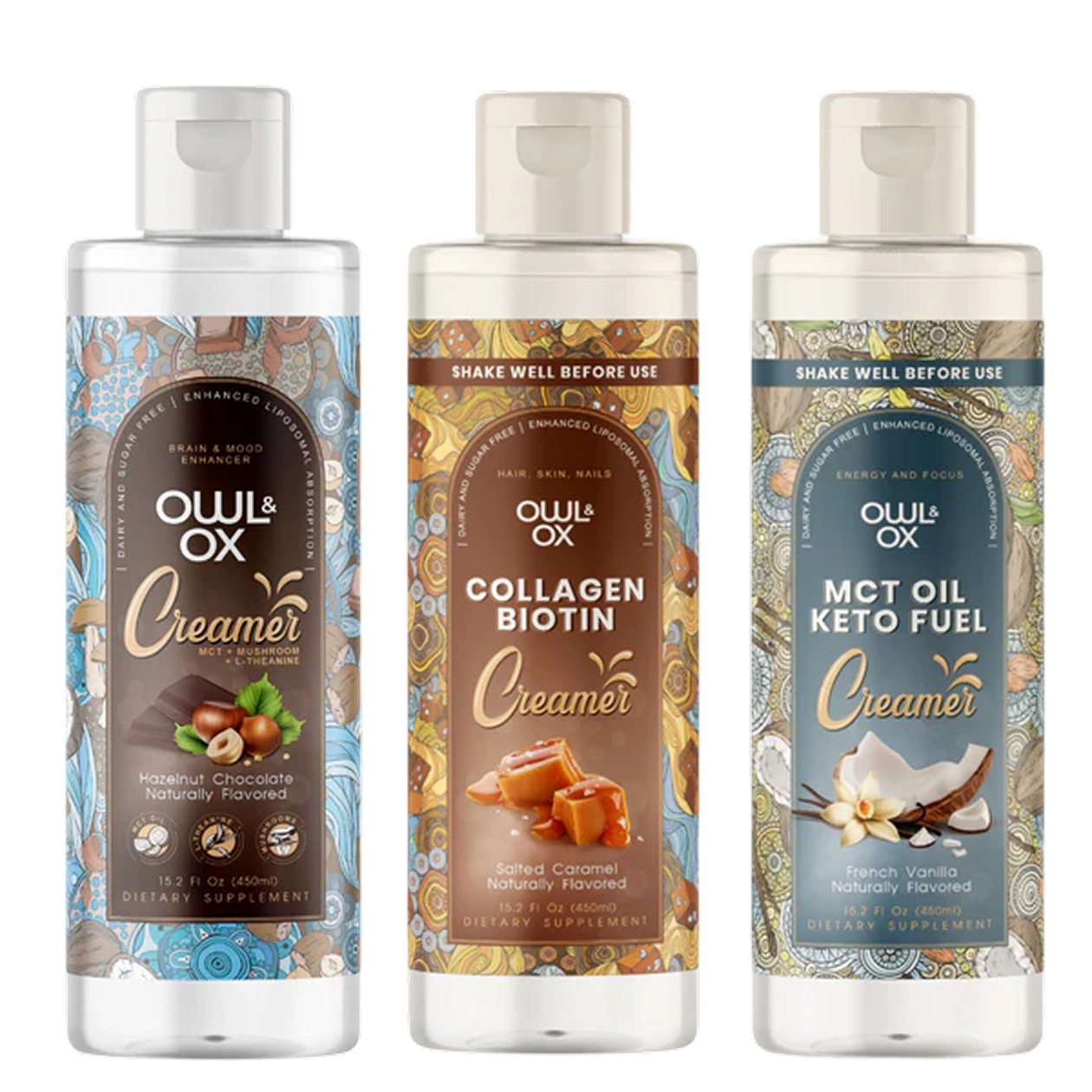 3 Pack: Mushroom, Collagen, MCT